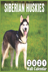 Siberian Huskies 2021 Wall Calendars