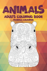 Mandala Colouring Adults Coloring Book - Animals