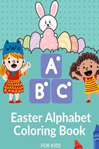 Easter Alphabet Coloring Book for Kids