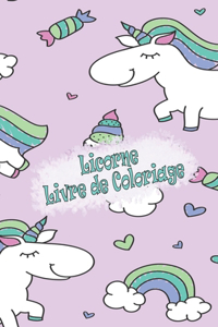 Licorne Livre de coloriage