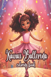 Kawaii Ballerina Coloring Book