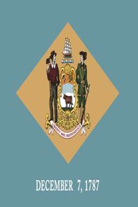 Delaware Flag Magnet