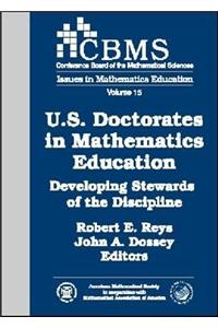 U.S. Doctorates in Mathematics Education