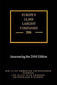 Europe's 15,000 Largest Companies