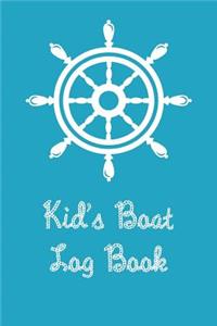 Kid's Boat Log Book