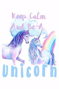 Keep Calm Be A Unicorn