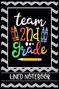 Team 2nd Grade Lined Notebook