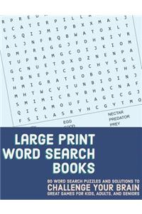 Large Print Word Search Books