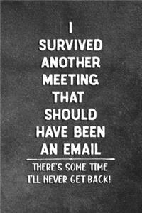 I Survived Another Meeting That Should Have Been An Email