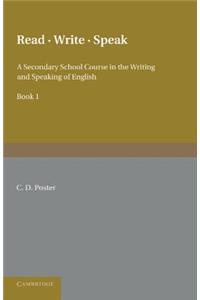Read Write Speak