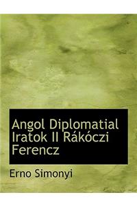 Angol Diplomatial Iratok II R K Czi Ferencz