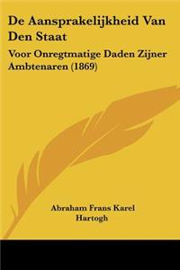 De Aansprakelijkheid Van Den Staat