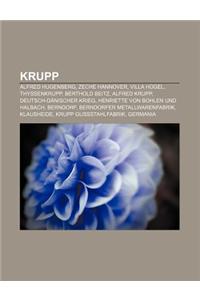 Krupp: Alfred Hugenberg, Zeche Hannover, Villa Hugel, Thyssenkrupp, Berthold Beitz, Alfred Krupp, Deutsch-Danischer Krieg