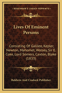 Lives Of Eminent Persons