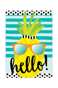 Simply Stylish Tropical Hello Poster