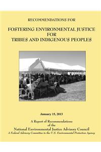 Recommendations for Fostering Environmental Justice for Tribes and Indigenous Peoples