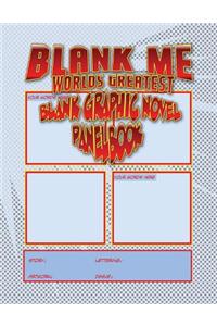 Blank Me - Premium Blank Graphic Novel Panelbook - Blue