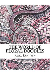 world of floral doodles: Collection of floral doodles for coloring