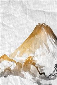 Sumi-e Mountain 2 Notebook