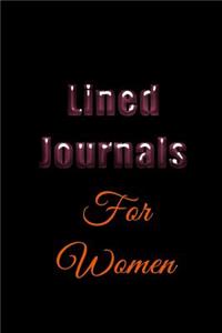 Lined Journals For Women