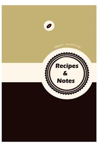 Blank cookbook