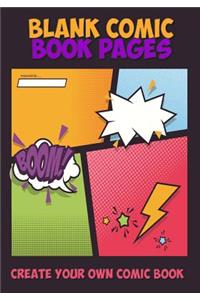 Blank Comic Book Pages