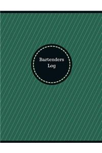 Bartenders Log (Logbook, Journal - 126 pages, 8.5 x 11 inches)