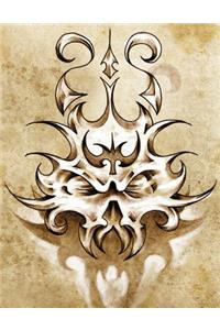 Infernal Mask Blank Sketchbook