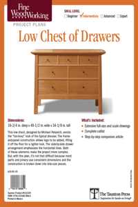 Fine Woodworking's Low Chest of Drawers Plan