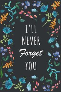 Password Book I'll Never Forget You