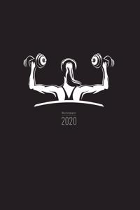 Wochenplaner 2020 - Fitness Gym Bodybuilding