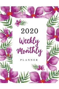 2020 Weekly Monthly Planner