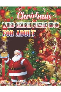 Christmas Word Search Puzzle book For Adult