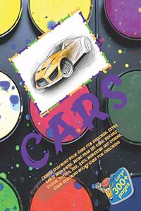 Design Coloring Book Cars for children. Extra Large 300+ pages. More than 170 cars