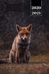 Fox Week Planner Weekly Organizer Calendar 2020 / 2021 - Wildlife
