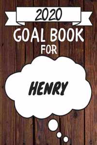 2020 Goal Planner For Henry: 2020 New Year Planner Goal Journal Gift for Henry / Notebook / Diary / Unique Greeting Card Alternative