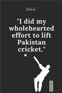 Cricket Notebook Quote 46 Notebook For Cricket Fans and Lovers