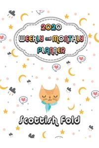 2020 Scottish Fold Cat Planner