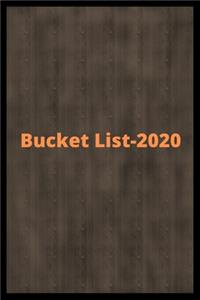 Bucket List- 2020