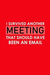 I Survived Another Meeting That Should Have Been An Email