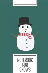 Notebook for Snows