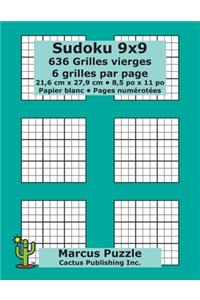Sudoku 9x9 - 636 Grilles vierges