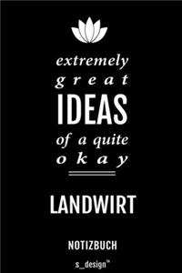 Notizbuch für Landwirte / Landwirt / Landwirtin