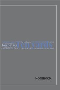 Ten Yards Football Notebook