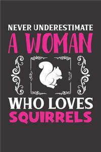Never Underestimate A Woman Who Loves Squirrels