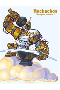 Muchachos libro para colorear 1