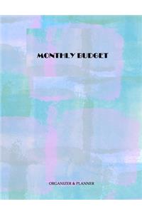 Monthly Budget Organizer & Planner