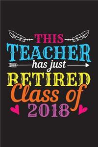This Teacher Has Just Retired Class Of 2018