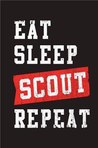Eat, Sleep, Scout, Repeat Journal for Scouting