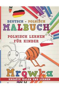 Malbuch Deutsch - Polnisch I Polnisch lernen f